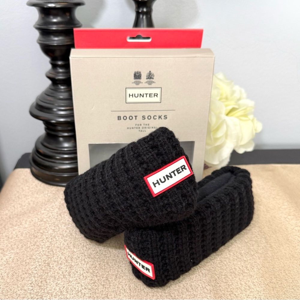 NWT Hunter Waffle Knit Cuff Tall Boot Socks - Picture 3 of 9